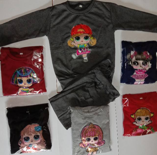 (COD) Setelan joger LED 1-6 tahun