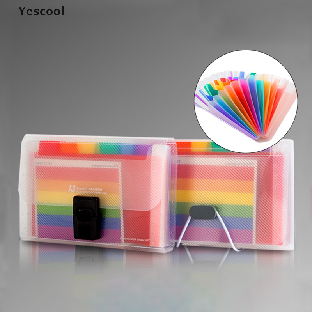Yescool File Folder Organizer 13 Sekat Ukuran A6 Portable