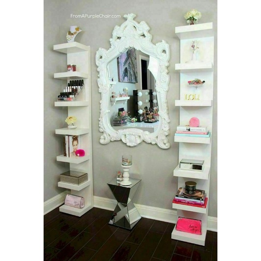 Rak Tv Dvd Foto Pigora Hiasan Piala Piagam Dinding Tembok Wall Shelf Kayu Besi Bunga Modern Buku Rak