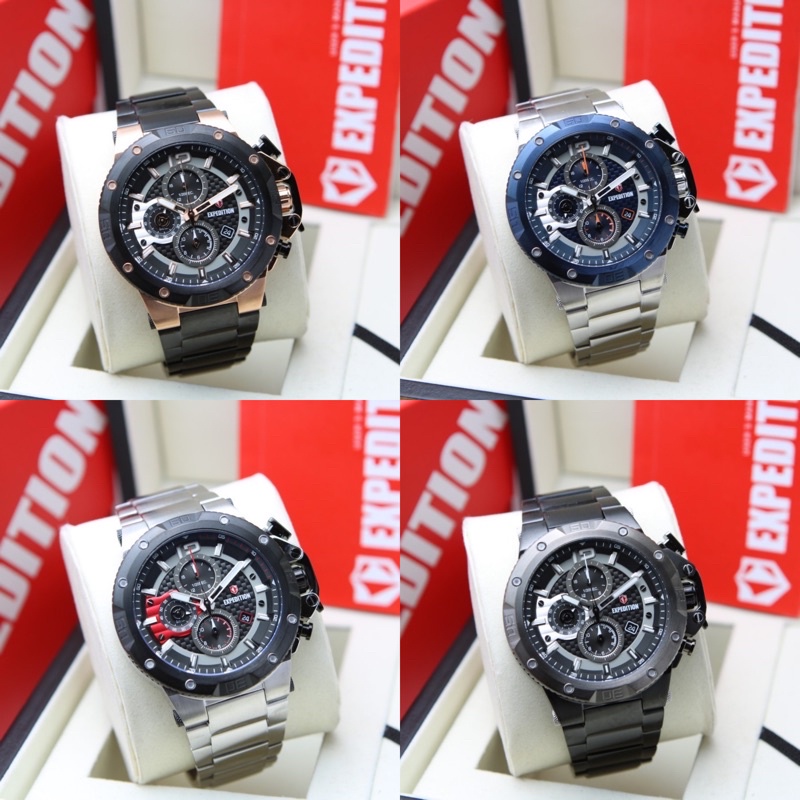 JAM TANGAN PRIA EXPEDITION E 6751 M / E6751 / 6751 ORIGINAL CHRONOGRAPH