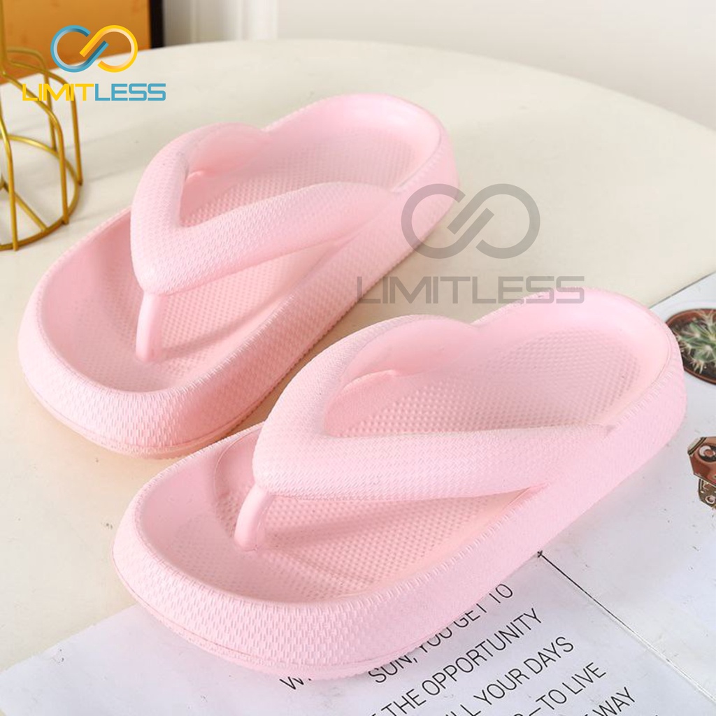Zerolimit - Sandal Japit Wanita Kekinian Sendal Jepit Cewek Rose Casual Fashionable Sandal Wanita Korea Kekinian Terbaru
