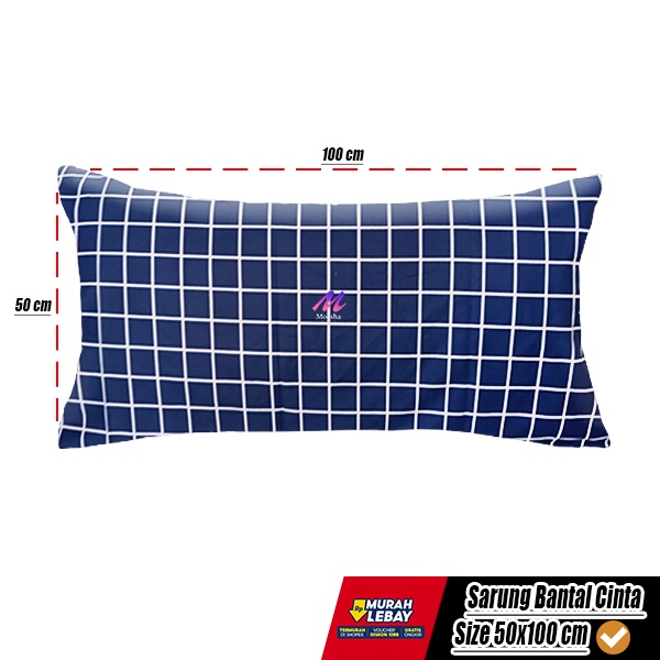 Sarung Bantal Cinta Jumbo 50x100 Panjang Motif Karakter Dan Polos Murah