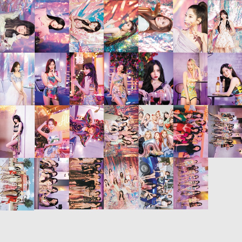 55pcs/set KPOP TWICE TASTE OF LOVE LOMO Cards Photocard Collectibles Sana