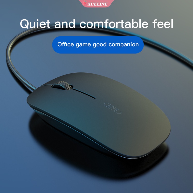 Mouse Gaming Optical Ergonomis DPI Adjustable Dengan Kabel USB Untuk PC / Laptop