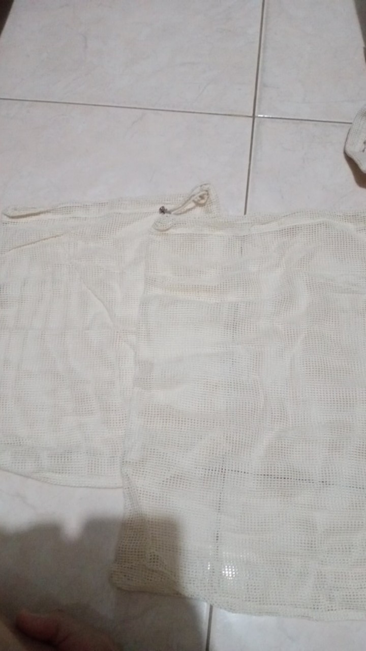 Kantong Belanja Kiloan Buah Sayur / Cotton Shopping Mesh Bag / Kantong Jaring