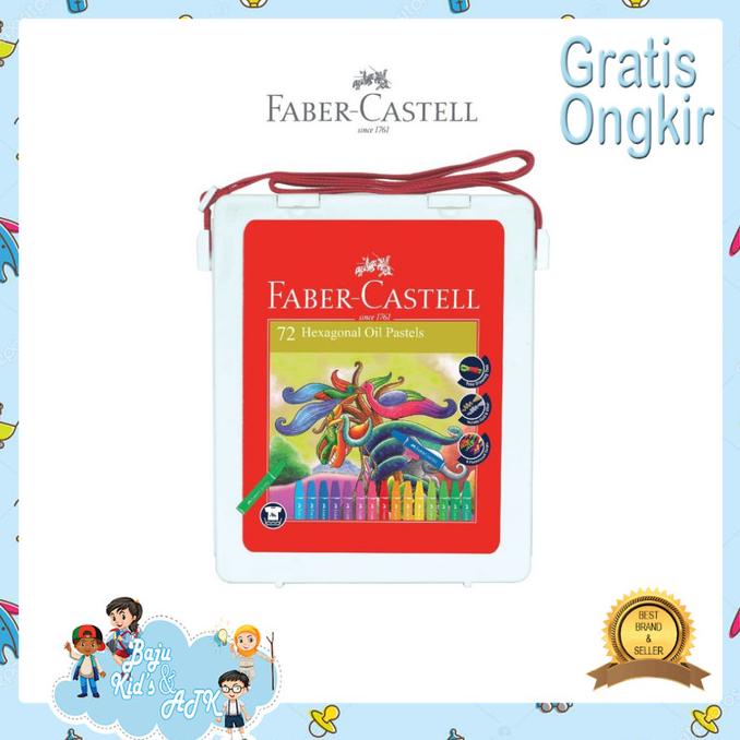 

Crayon / Oil Pastel Faber Castell 72 Warna
