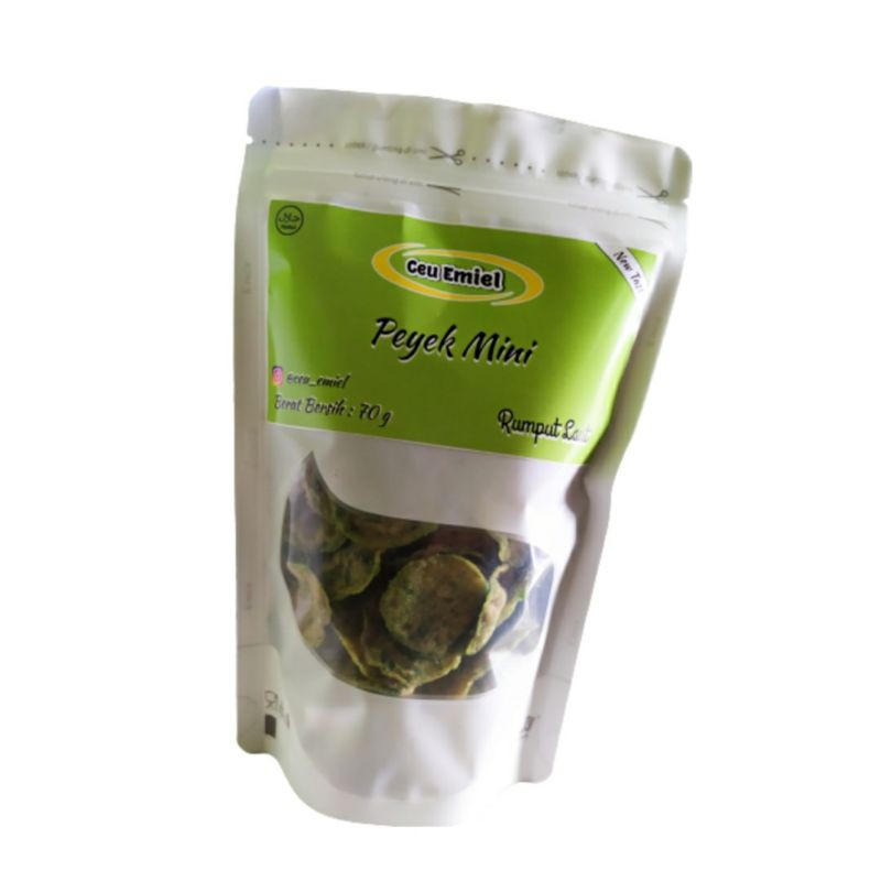 

Peyek Mini Rumput Laut, kacang, rebon murah,rempeyek