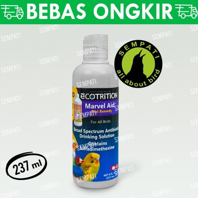 MARVEL AID ORAL REMEDY 237ML ECOTRITION OBAT BURUNG SAKIT BULU RONTOK