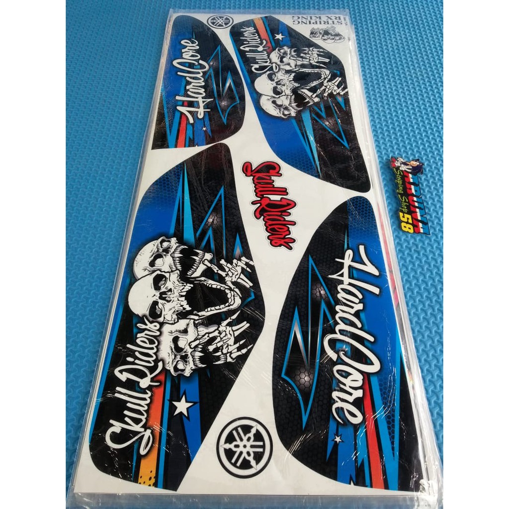 Striping Sticker Lis Variasi Thailook Rx King Tengkorak