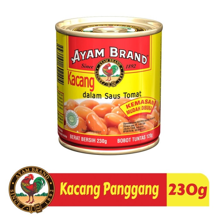 

asa457a Kacang Panggang Kaleng Ayam Brand 230Gr Xa20X1