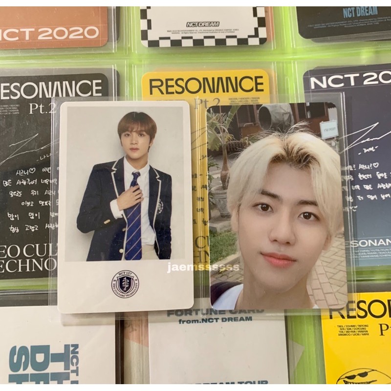 wts haechan pc photocard haechan holo standee set resonance pt1 haechan bene b2s 11st nct photocard