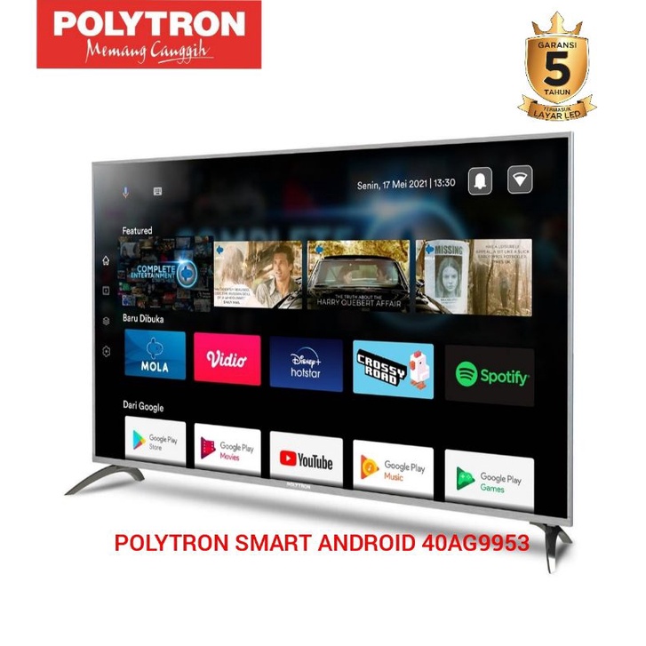 POLYTRON SMART ANDROID TV 40 inch