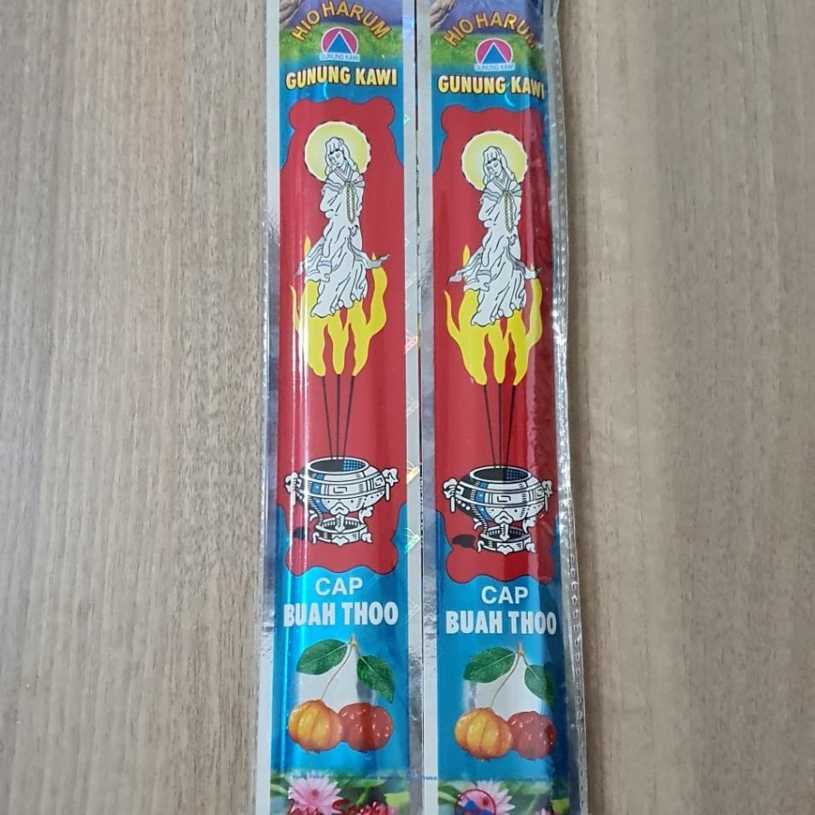 Dupa Harum Lidi Gunung Kawi Hio Incense Joss Stick Cap Buah Thoo - 1 Bungkus isi 9 batang hio