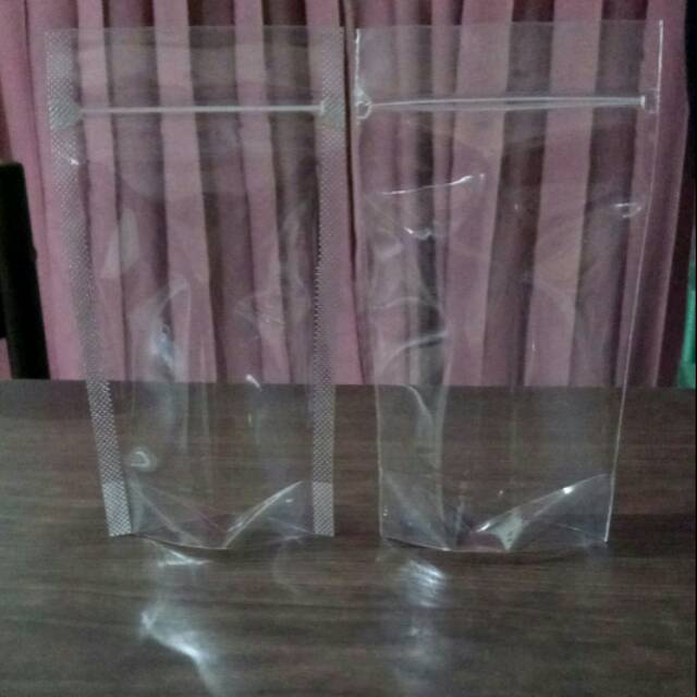 50pcs Plastik Standing Pouch 10x17cm