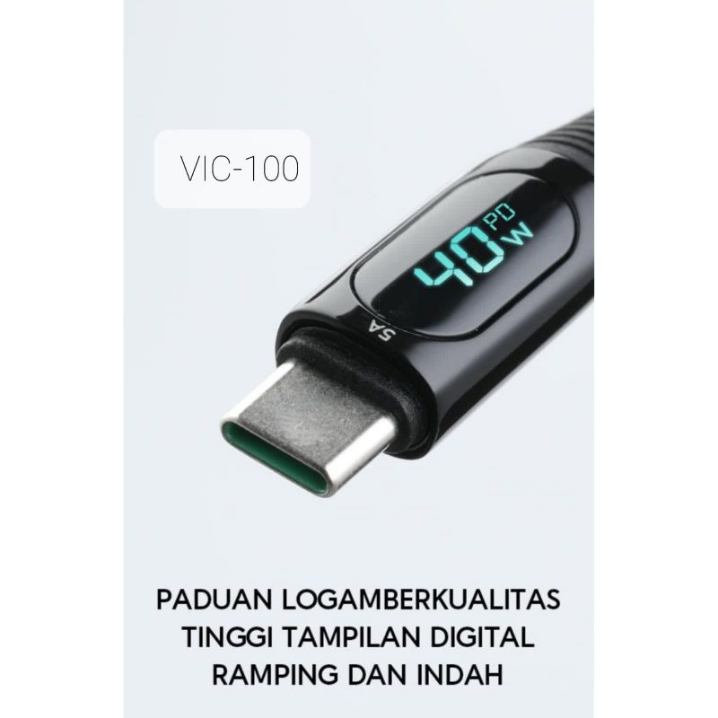 Kabel Data VIVAN VIC100 ORIGINAL Type C