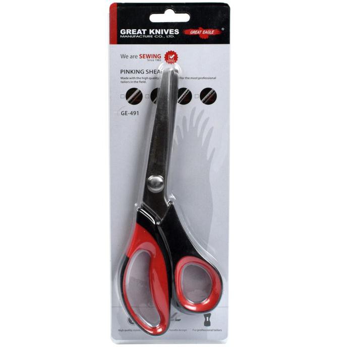 

✨BISA COD✨ Gunting Zig Zag Professional / Pinking Shears Merk Golden Eagle GE491