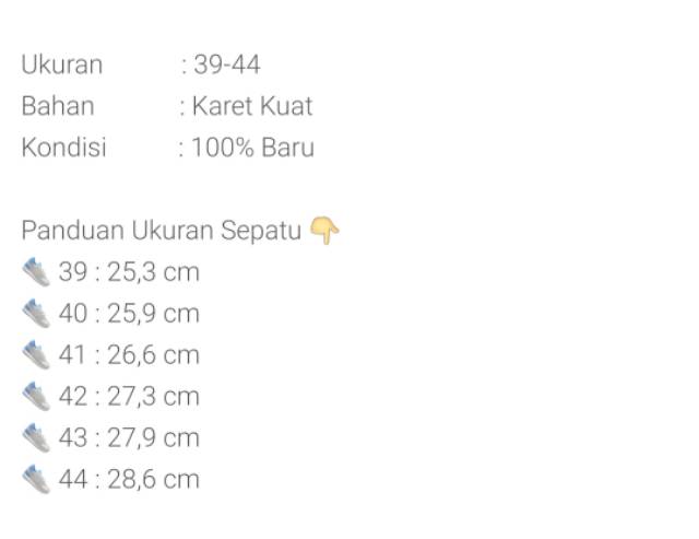 Sandal slop PORTO 1015,chart Insole geser gambar.-2