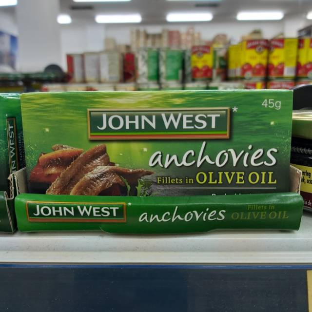 

Jhon West Anchovies Anchovy Fillets Fillet In Olive Oil Can 46gr