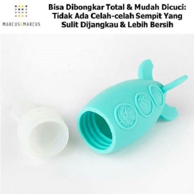 Marcus &amp; marcus baby feeding spoon dispenser rocket - sendok mpasi bayi