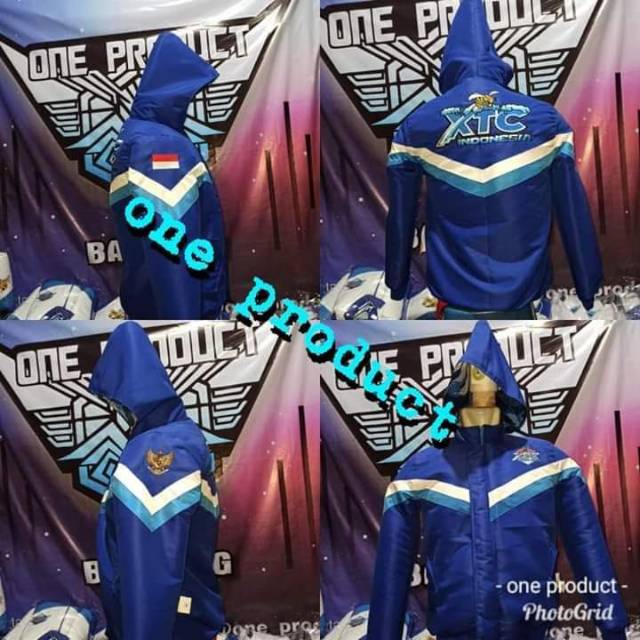 Jaket xtc biru