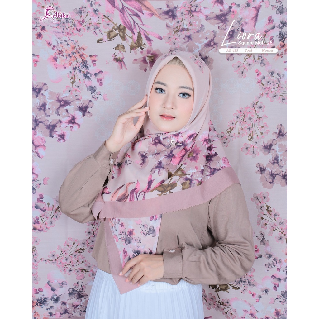 AB 493 LIORA SQUARE MOTIF  25 abika segi empat