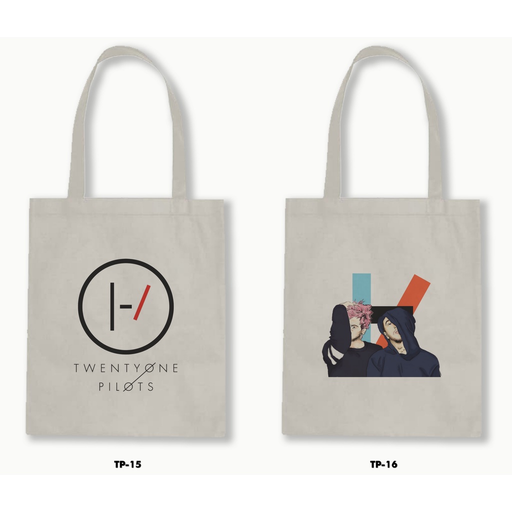 TOTE BAG BLACU - TWENTY ONE PILOTS 01