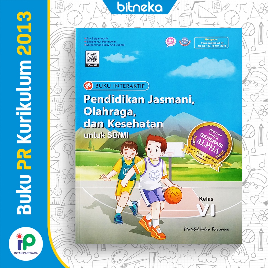 Buku PR Interaktif PJOK SD/MI Kelas 6 Semester 1 - Intan Pariwara