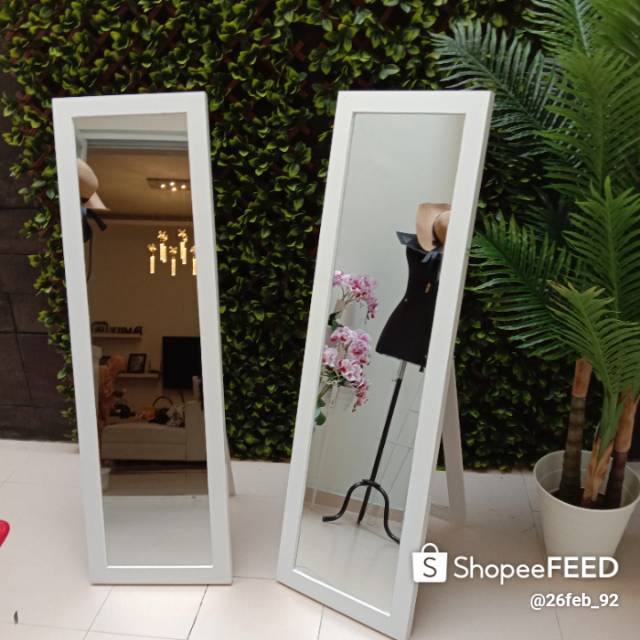 Standing mirror bahan bagus full HPL