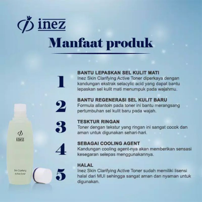 INEZ Skin Clarifying Active Toner