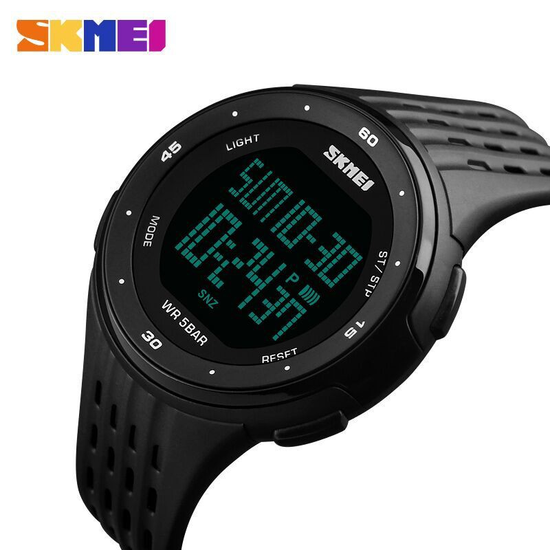 SKMEI Jam Tangan Digital Pria - DG1219 - EMWS6BBK Black