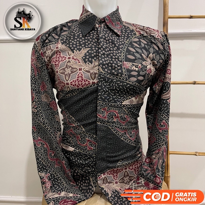 Kemeja Batik Lengan panjang Kemeja Batik Kebaya Kemeja Batik Pria Lengan Panjang