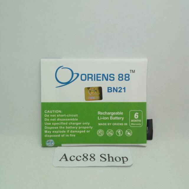 Baterai Batre Battery Double Power Xiaomi Redmi  Mi Note 5 BM21 OR88/ Oriens88