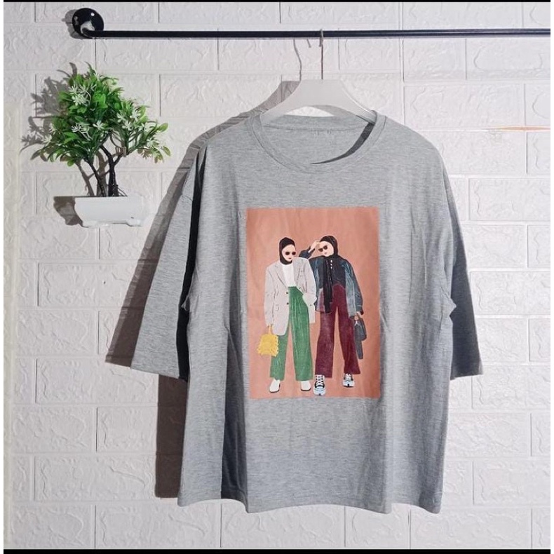 kaos siku kaos tumblr kaos 7/8 kaos oversize kaos print karakter