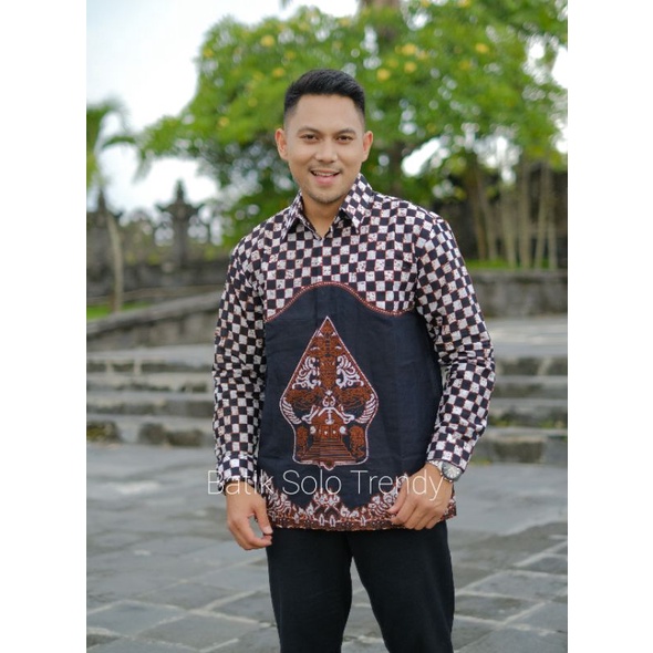 TRENDY 147 ( FULL FURING )KEMEJA/BAJU BATIK PRIA MURAH PANJANG