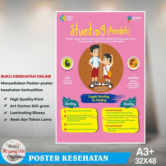 

Poster Kesehatan Stunting - Laminating Glossy TERBATAS