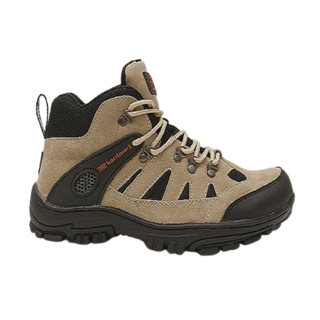 BOOTS SAFETY Sepatu Pria Karrimore Ujung Besi Tracking Hiking Outdoor Bikers Boots