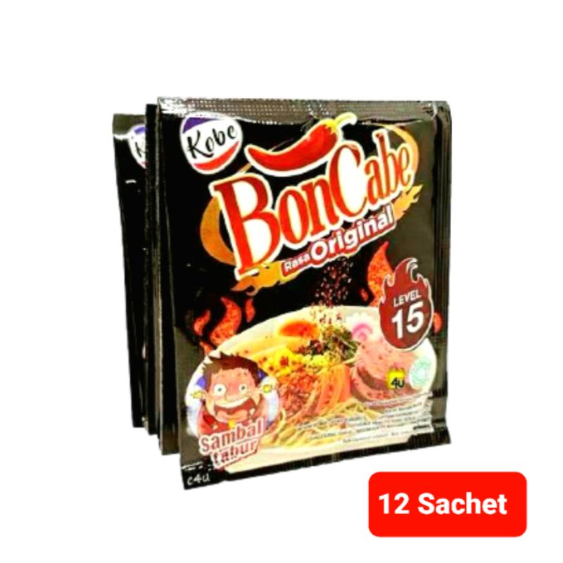 BONCABE LEVEL 15 - 1 Renceng Isi 12 Sachet 2,5gr