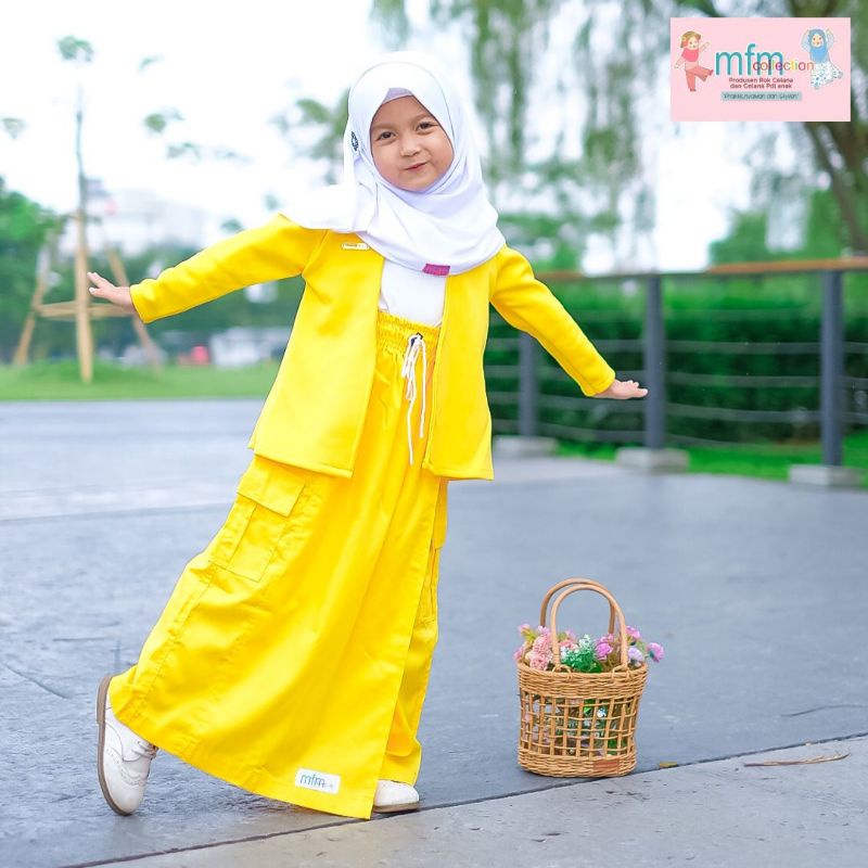 Mfm Rok Celana Anak Kuning / Rok Anak / Rok Panjang Anak