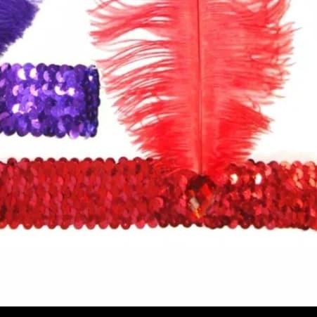 ✩ Ikatan Bulu Di Kepala Hiasan Kepala Bulu Ayam ℗