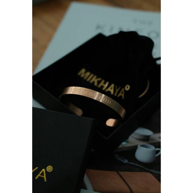 GELANG ROHANI AKSESORIS KRISTEN CHILD OF GOD ROSEGOLD