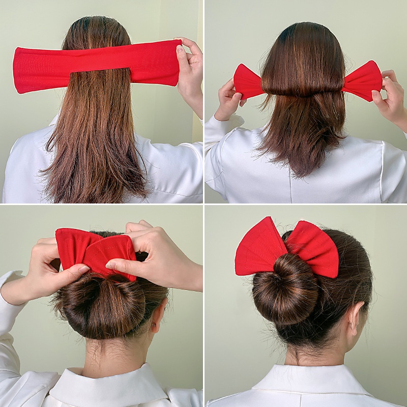 [COD] Magic Hair Bun Maker Hairdini Pita Donut Styling Bands - Donat Sanggul Cepol