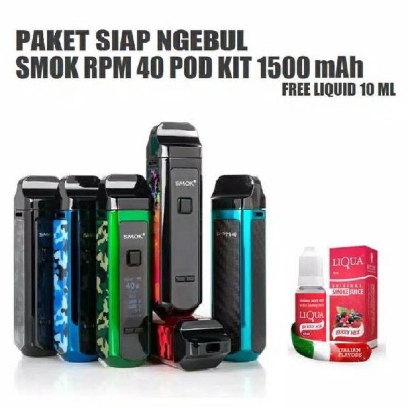 CLONE - paket siap ngebul SMOK RPM 40 - RPM40 siap kebul