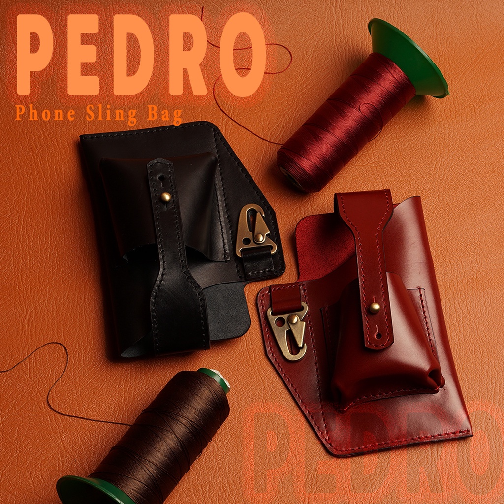 Lecari Pedro Phone Slingbag Leather