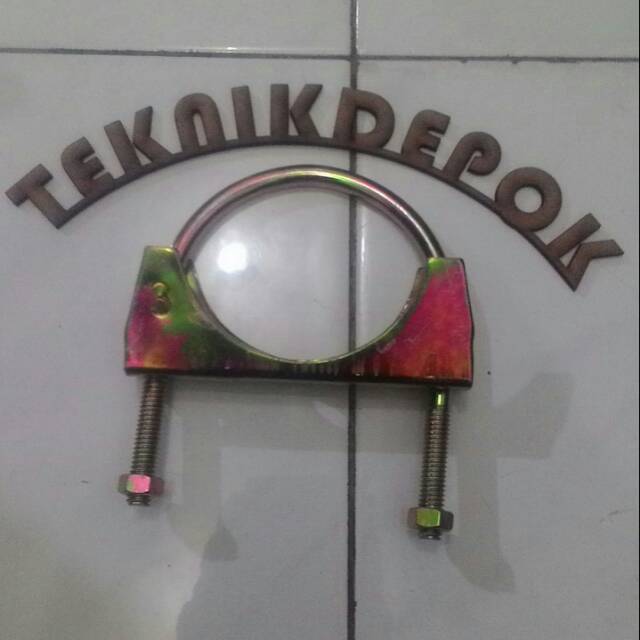 Klem knalpot 2 1/2 inch klem knalpot motor