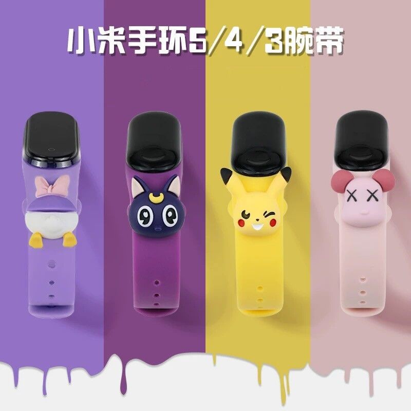 Jam Tangan Elektronik Tahan Air IP67 Motif Kartun Anak Laki-laki Perempuan LED Minimalis Gelang-8