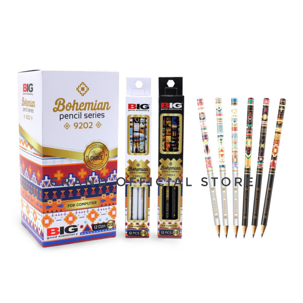 

[GRAND] PENCIL / PENSIL BIG BOHEMIAIN 2B / 1PCS