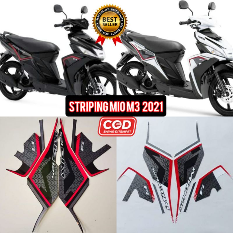 (ORI) Striping stiker sticker yamaha mio M3 125 2020 2021