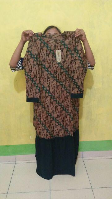 Gamis Batik Manggar,padi,sekar,cantik,kubis,kipas,daun,kupu,nadine,gendis,parang Gamis Rempel Miesya