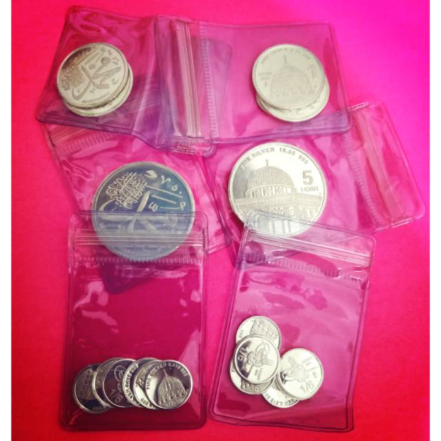 Koin Perak Murni Daniq Dirham Khamsa IMN 1 Dirham, 1/6 Dirham, 5 Dirham (not Wakala Sala Workshop)