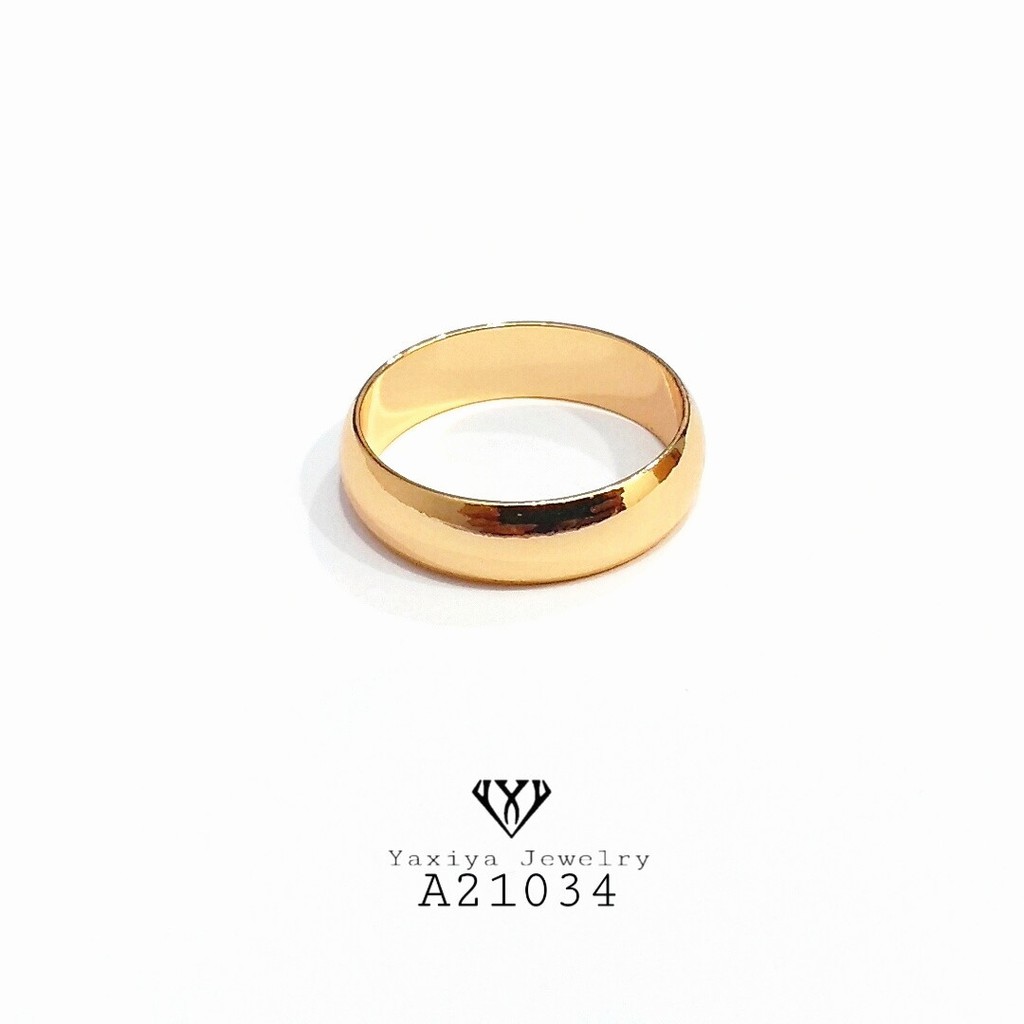 

Yaxiya Cincin Kawin Perhiasan Lapis Emas aksesoris gold 18k 500